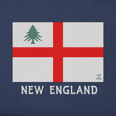 Men's New England Flag Short Sleeve Crusher Tee