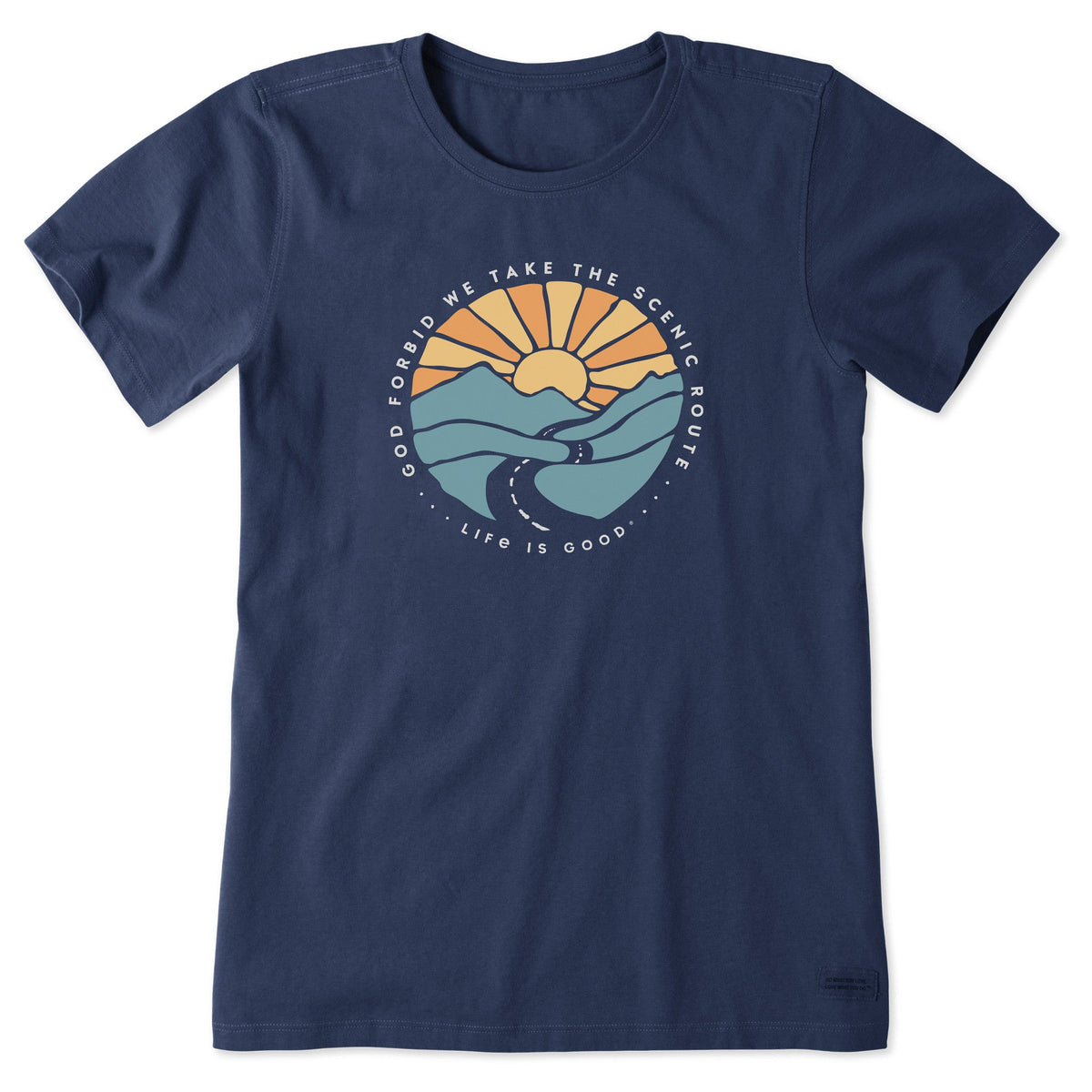 Women's God Forbid Scenic Route Short Sleeve Crusher Tee