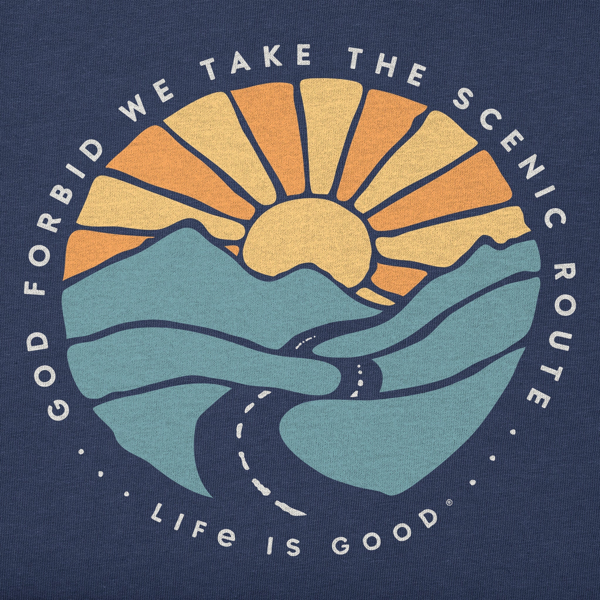 Women's God Forbid Scenic Route Short Sleeve Crusher Tee