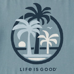 Men's Palm Tree Trio Short Sleeve Crusher Tee