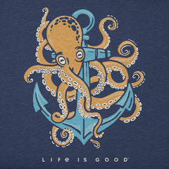 Men's Octopus Anchor Short Sleeve Crusher Tee