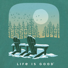 Men's Snow Day Adirondacks Long Sleeve Crusher Tee