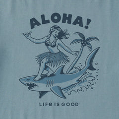Men's Aloha Shark Short Sleeve Crusher Tee