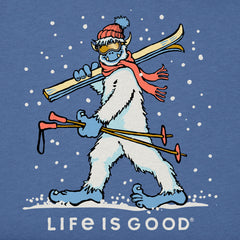 Kids Ski Yeti Short Sleeve Crusher Tee