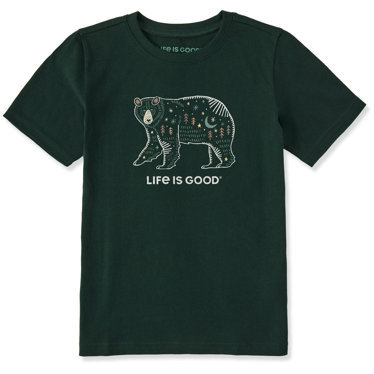 Kids Bear Landscape Short Sleeve Crusher Tee