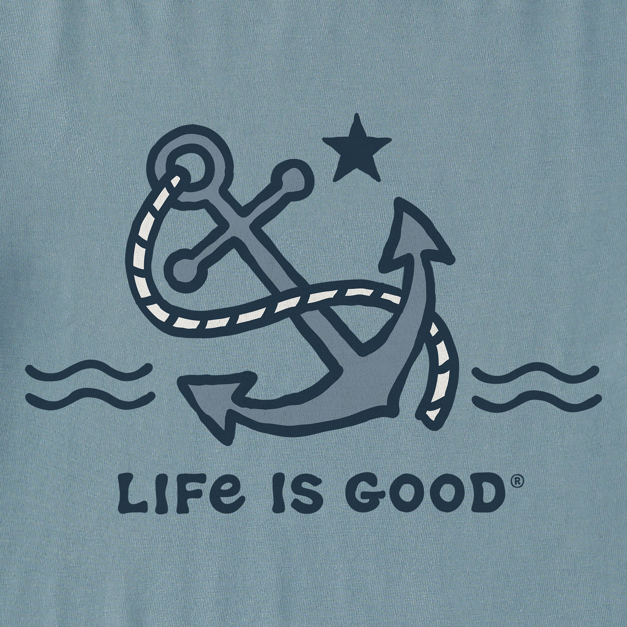 Men's Anchor Wave Short Sleeve Crusher Tee