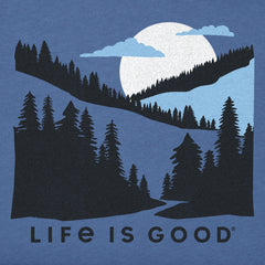 Men's Hillside Sunset Long Sleeve Crusher Tee