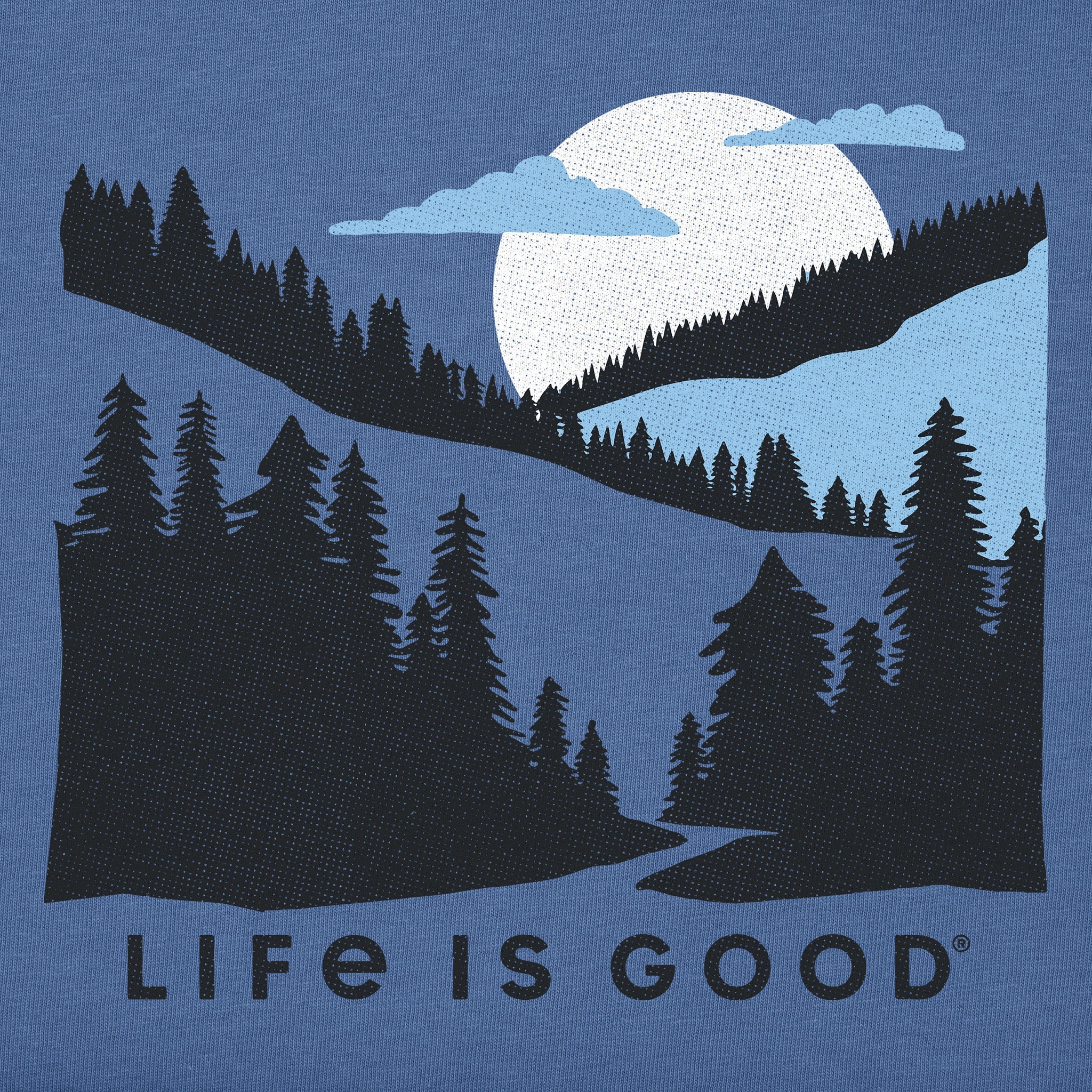 Women's Hillside Sunset Long Sleeve Crusher Tee