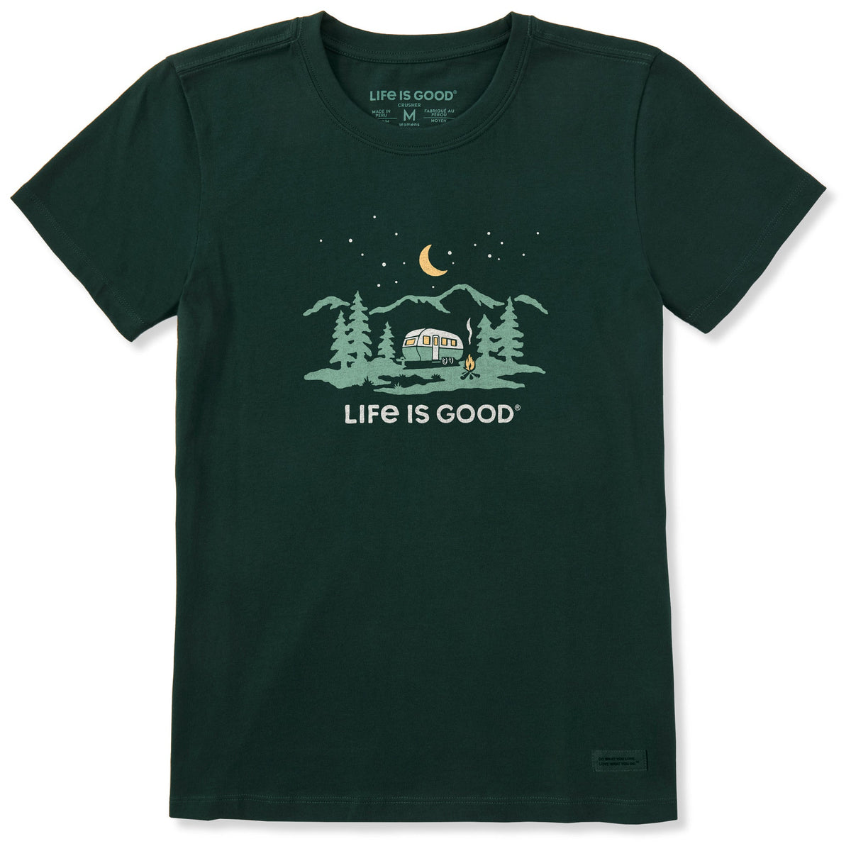 Women's Camper in the Mountains Short Sleeve Crusher Tee