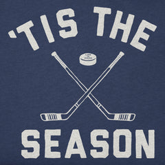 Men's Tis the Season Hockey Short Sleeve Crusher Tee