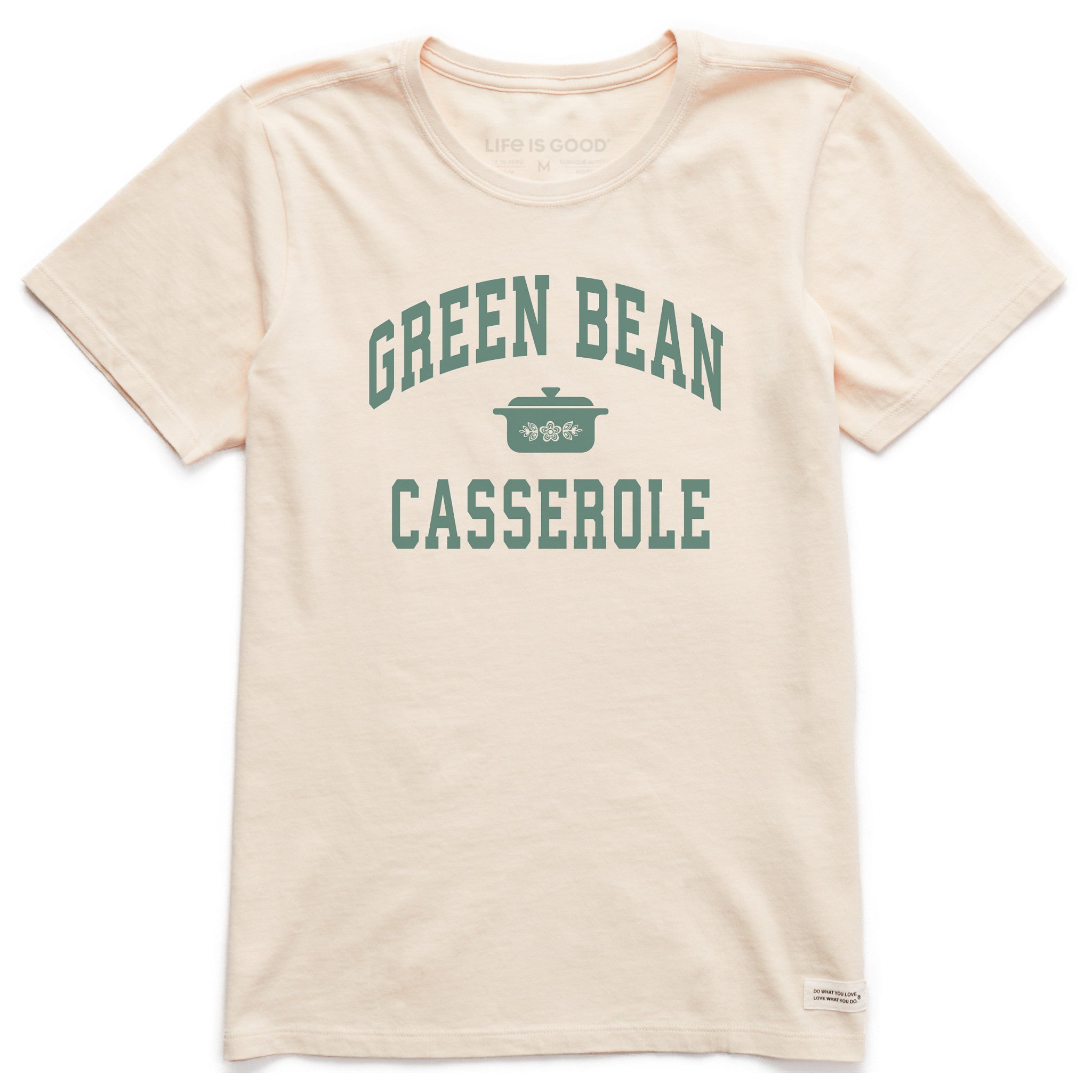Women's Green Bean Casserole Athletic Arch Short Sleeve Crusher Tee