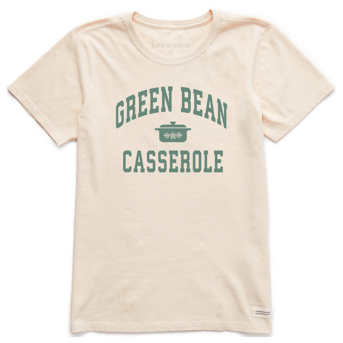Women's Green Bean Casserole Athletic Arch Short Sleeve Crusher Tee
