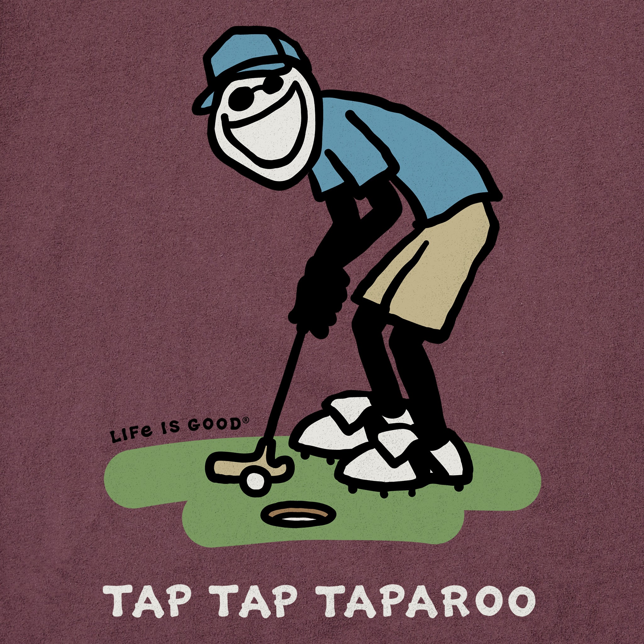Men's Tap Tap Taparoo Jake Long Sleeve Crusher Tee