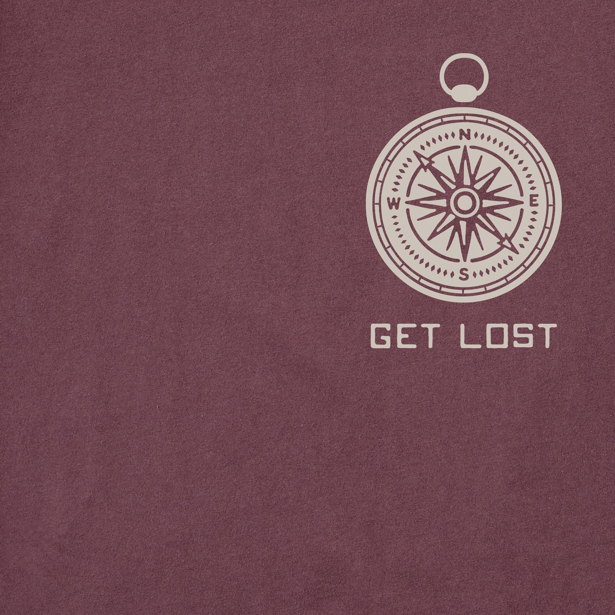Men's Get Lost Compass Short Sleeve Crusher Tee