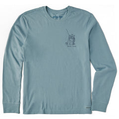 Men's Reel Talk Long Sleeve Crusher Tee