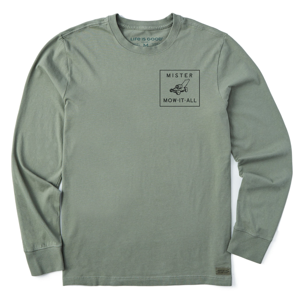 Men's Mister Mow-it-All Long Sleeve Crusher Tee