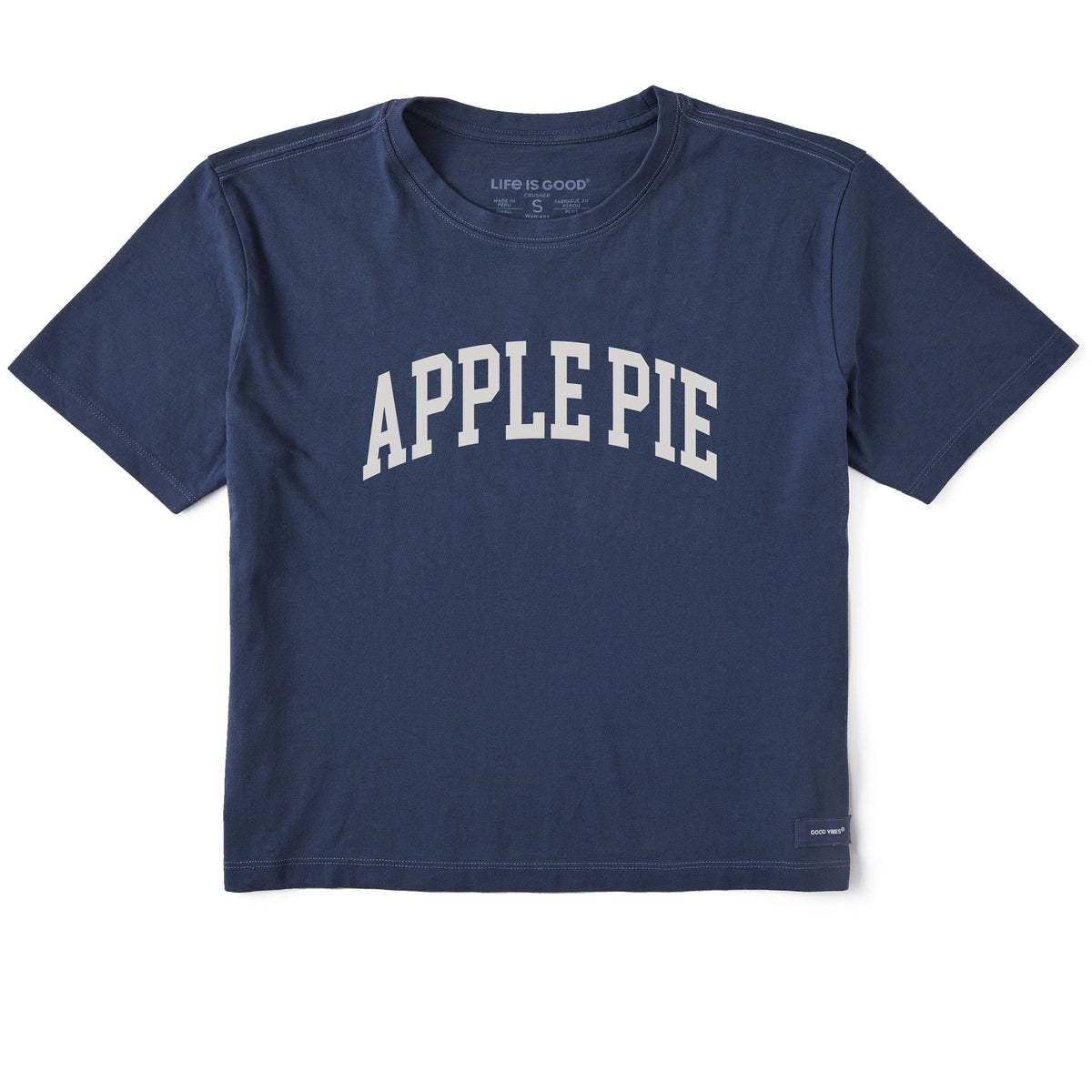 Women's Apple Pie Athletic Arch Short Sleeve Crusher Boxy Tee