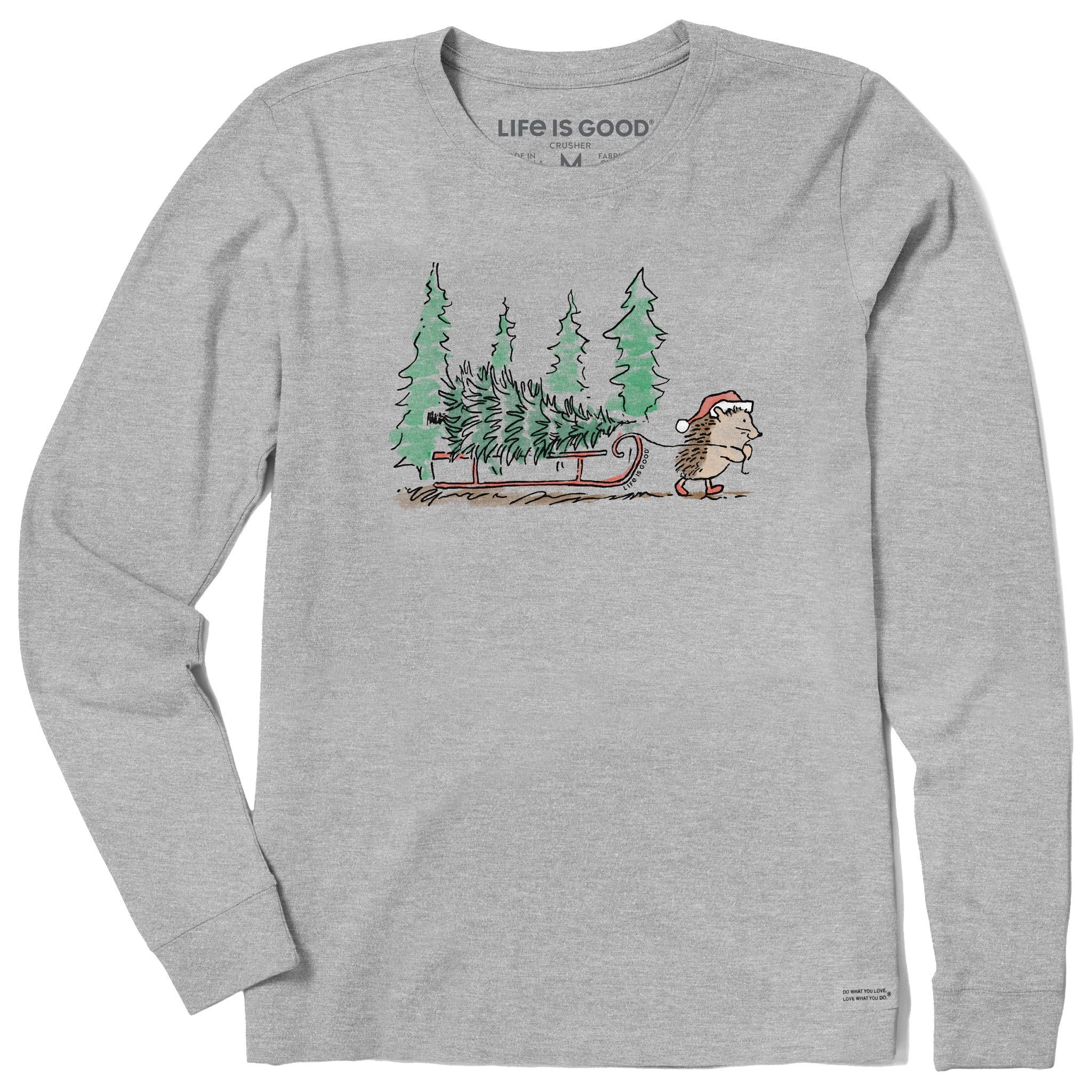 Women's Hedgehog Sled Long Sleeve Crusher Tee