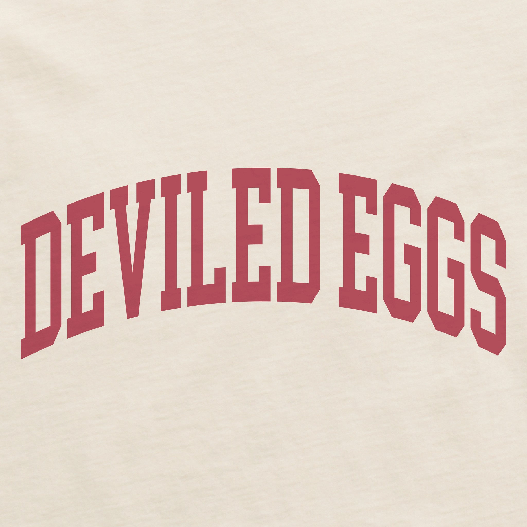 Women's Deviled Eggs Athletic Arch Long Sleeve Crusher Boxy Tee