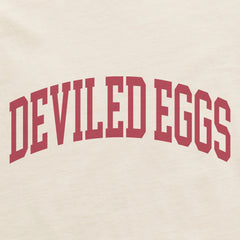 Women's Deviled Eggs Athletic Arch Long Sleeve Crusher Boxy Tee