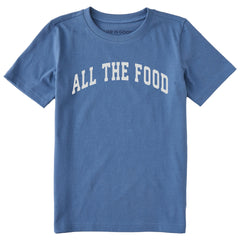 Kids All the Food Arch Short Sleeve Crusher Tee