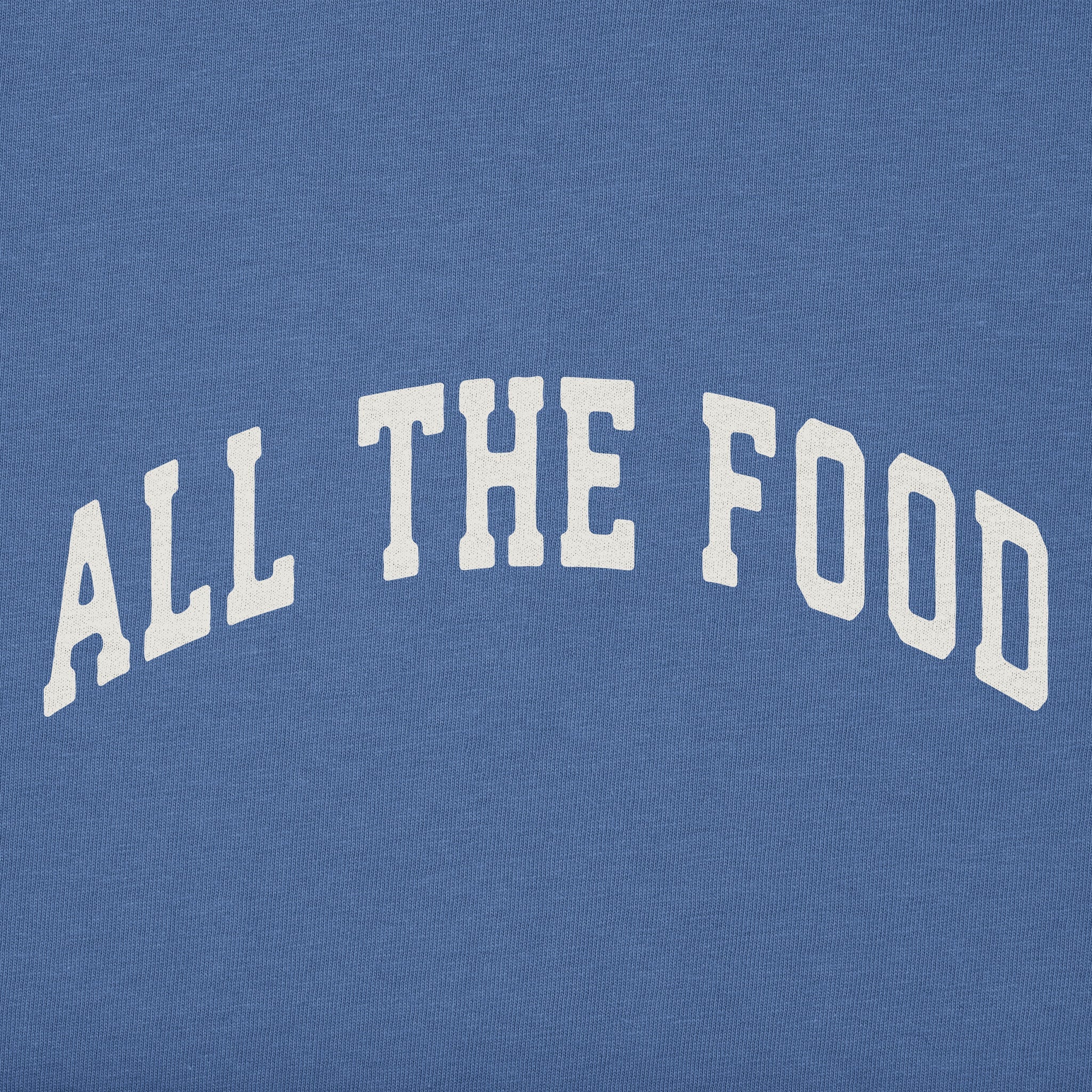 Men's All the Food Arch Long Sleeve Crusher Tee