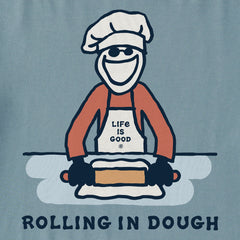 Men's Rolling in Dough Jake Long Sleeve Crusher Tee