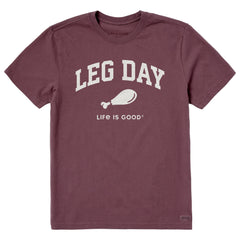 Men's Leg Day Arch Short Sleeve Crusher Tee