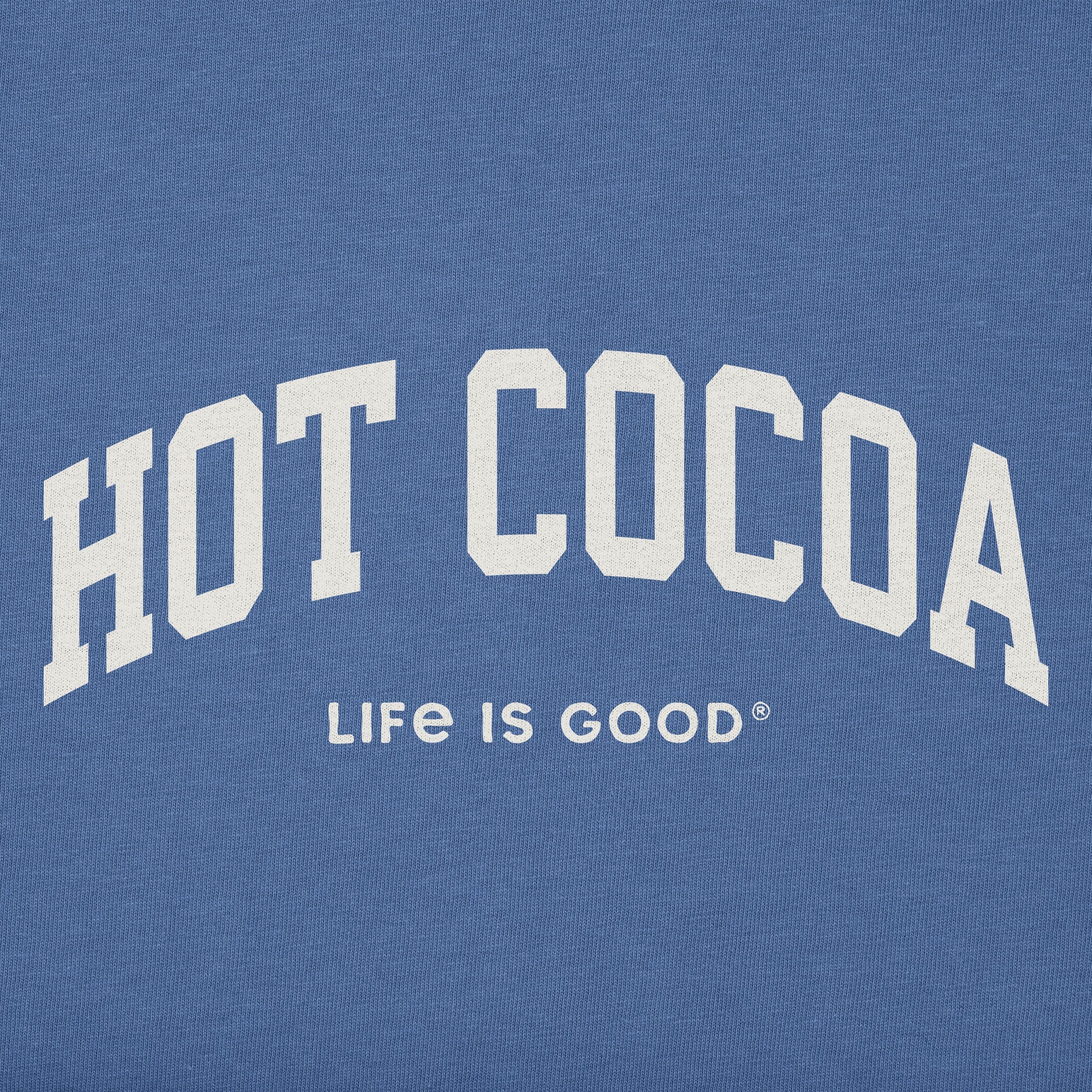 Men's Hot Cocoa Arch Long Sleeve Crusher Tee