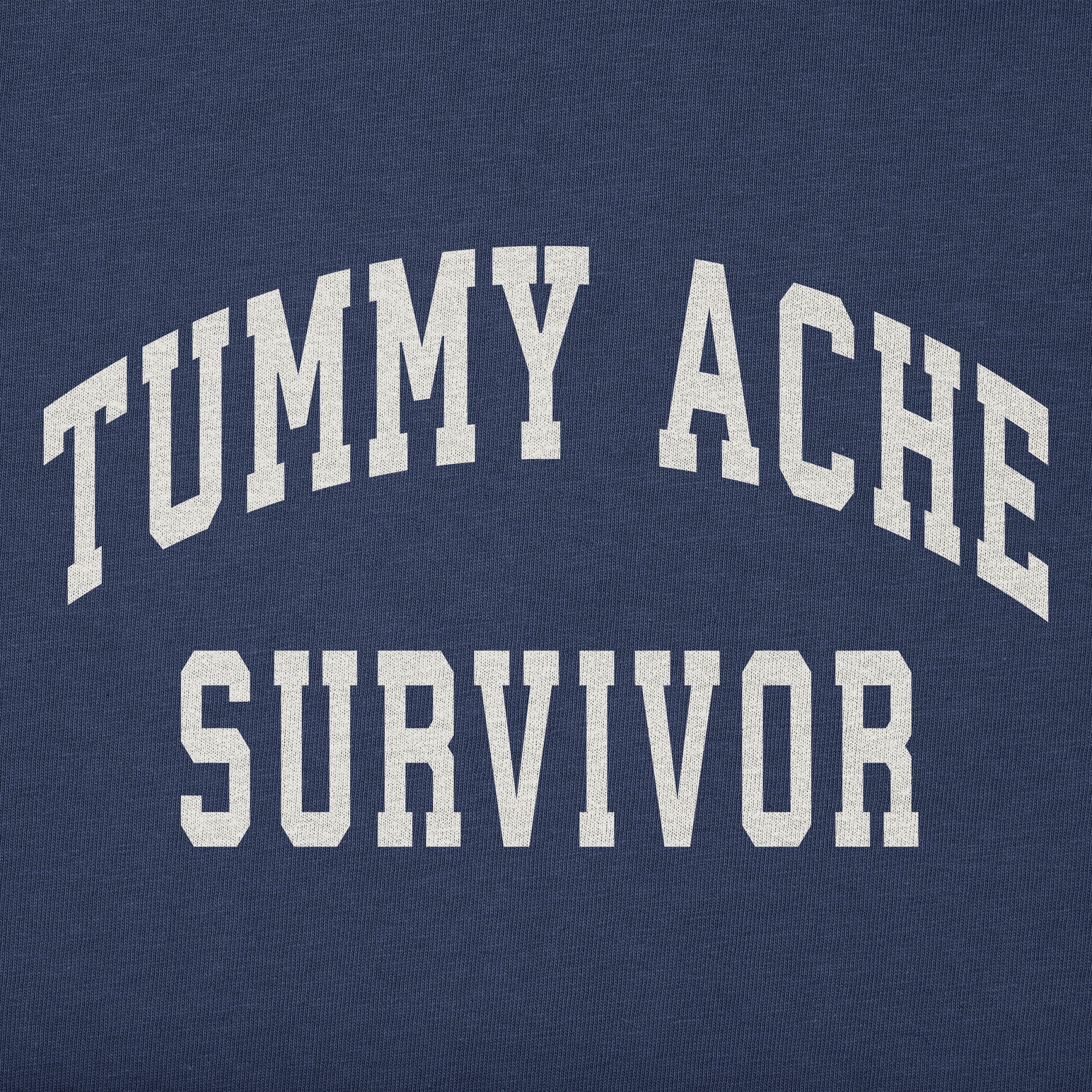 Men's Tummy Ache Survivor Arch Long Sleeve Crusher Tee