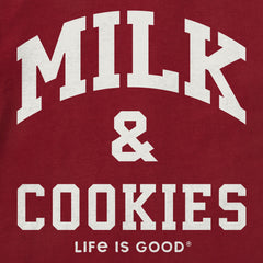 Men's Milk & Cookies Arch Long Sleeve Crusher Tee
