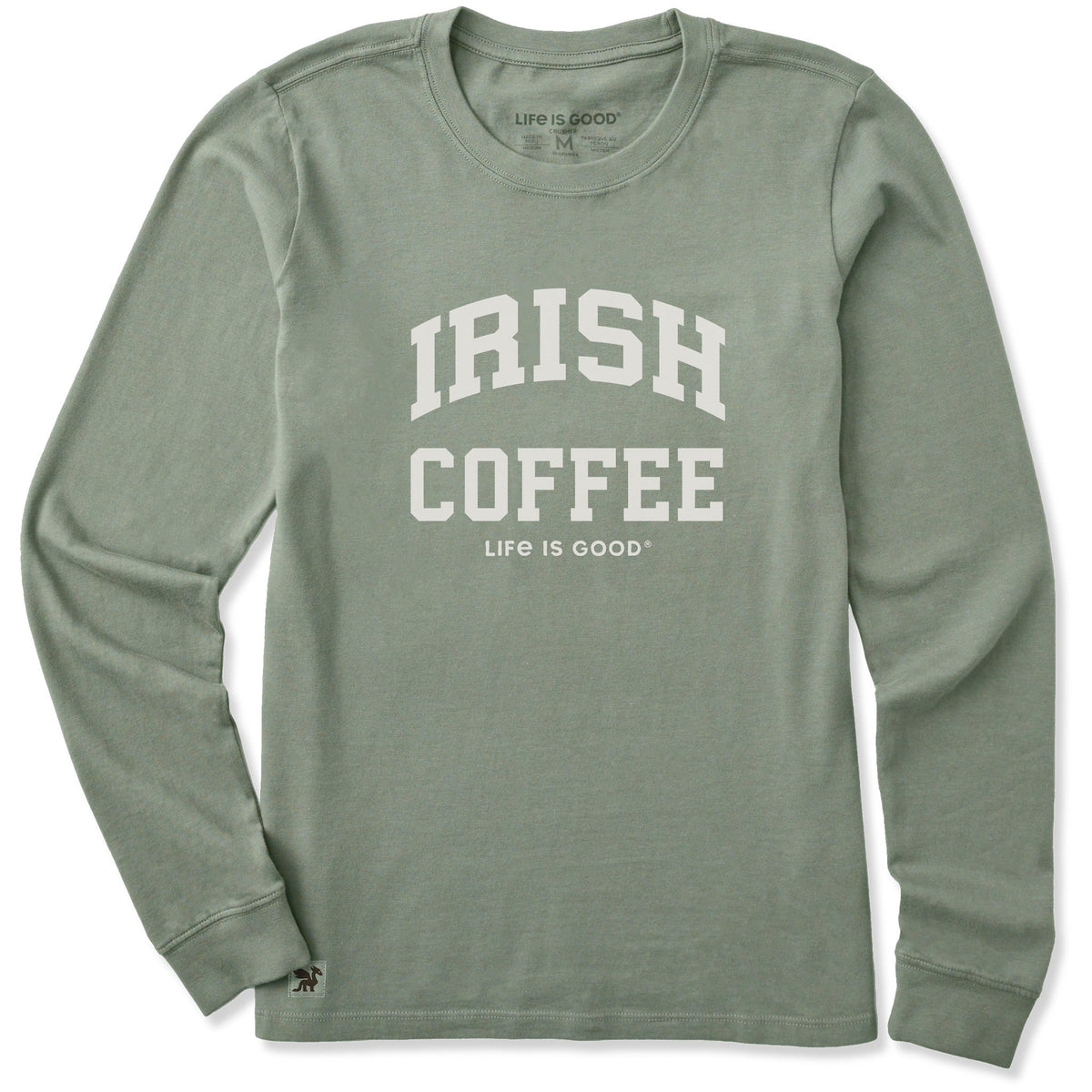 Women's Irish Coffee Arch Long Sleeve Crusher Tee