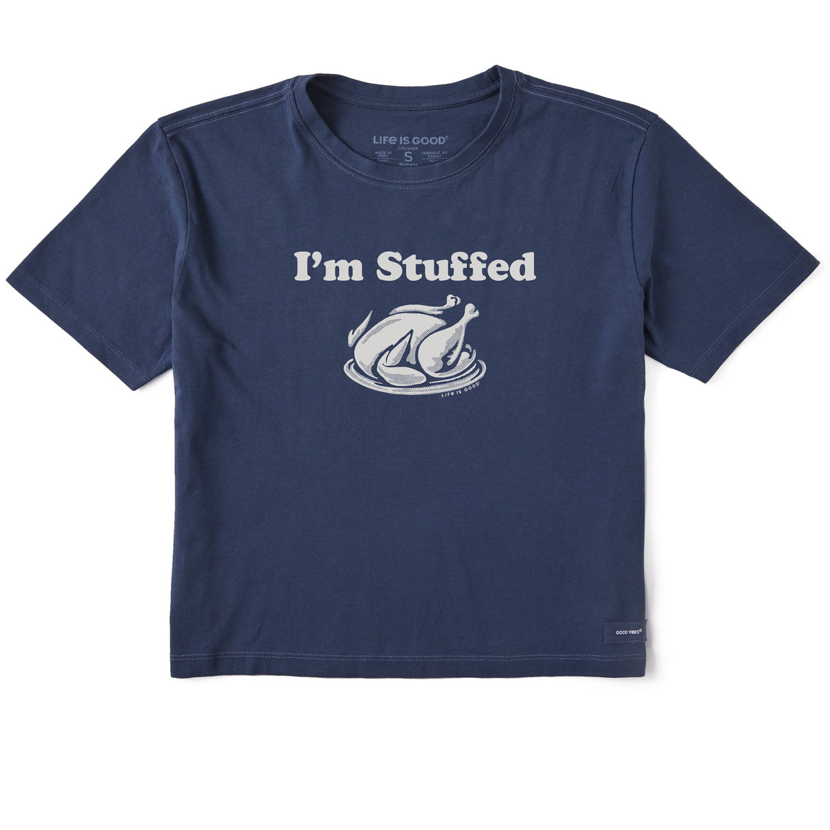 Women's I'm Stuffed Short Sleeve Crusher Boxy Tee