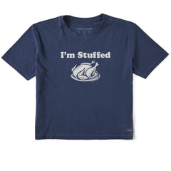 Women's I'm Stuffed Short Sleeve Crusher Boxy Tee