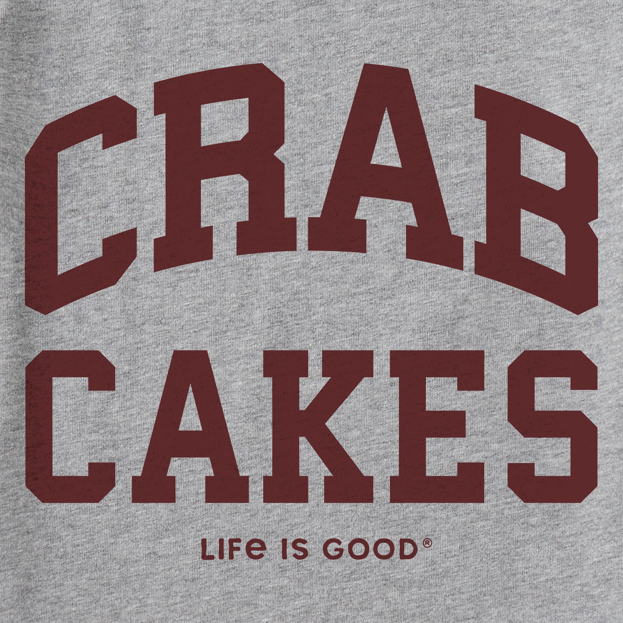 Women's Crab Cakes Arch Long Sleeve Crusher Tee