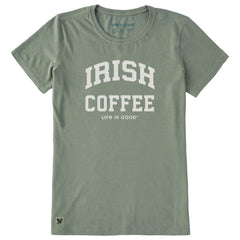 Women's Irish Coffee Arch Short Sleeve Crusher Tee