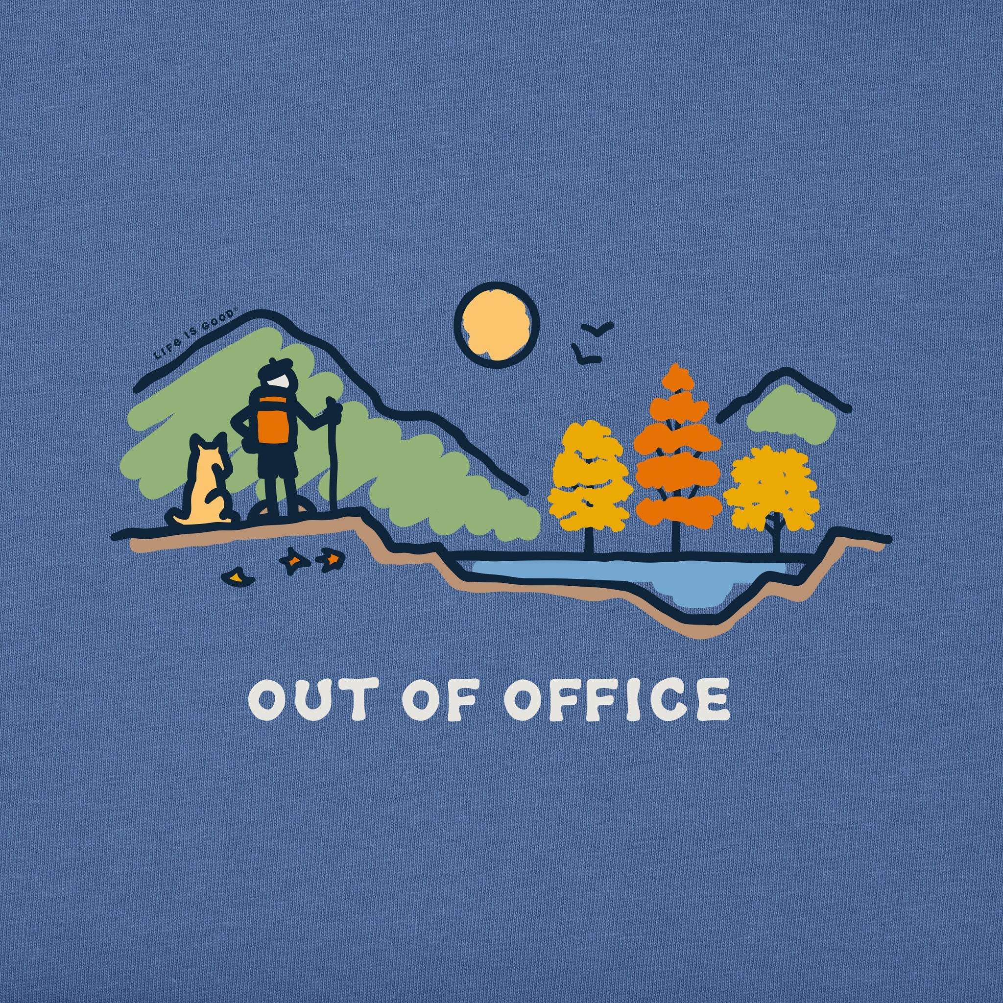 Men's Jake Fall Vista Out of Office Short Sleeve Crusher Tee