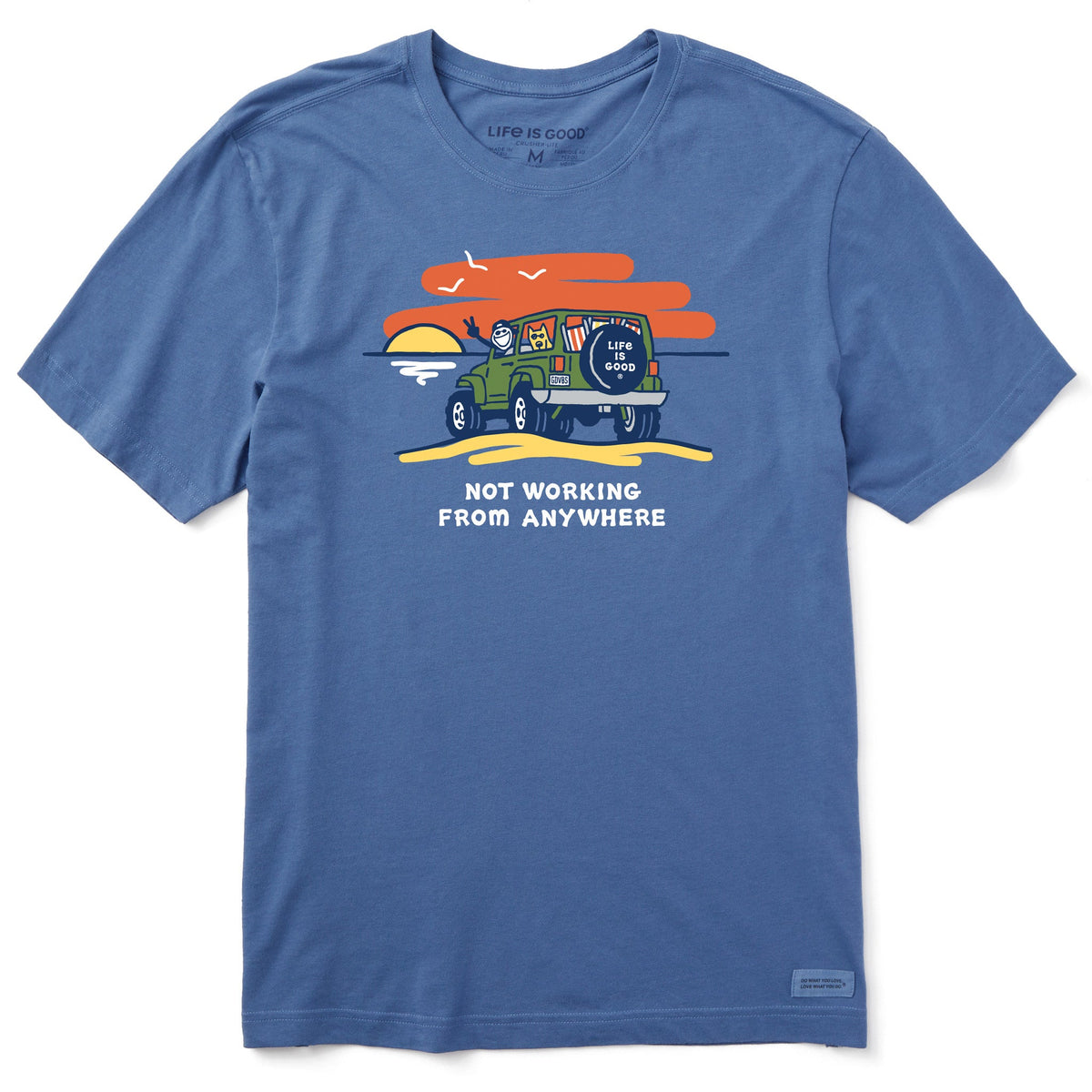 Men's Jake & Rocket 4x4 Not Working Short Sleeve Crusher Tee