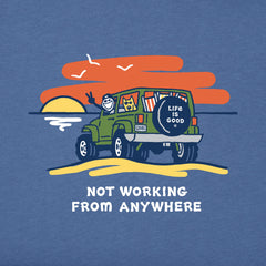 Men's Jake & Rocket 4x4 Not Working Short Sleeve Crusher Tee