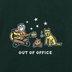 Men's Jake & Rocket Camp Out of Office Short Sleeve Crusher Tee