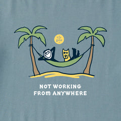 Men's Palm Hammock Jake & Rocket Not Working Short Sleeve Crusher Tee
