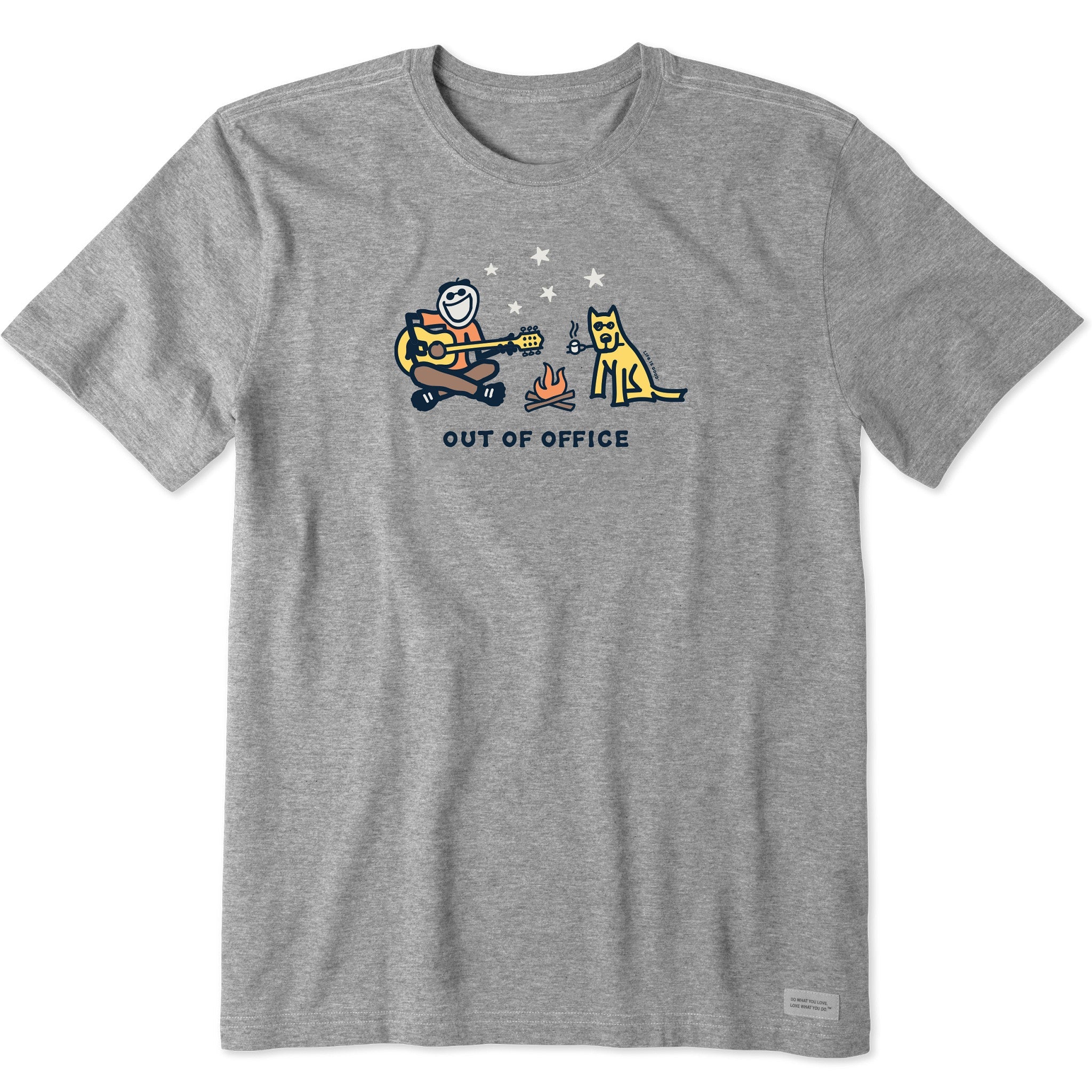 Men's Jake & Rocket Camp Out of Office Short Sleeve Crusher Tee