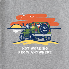 Men's Jake & Rocket 4x4 Not Working Short Sleeve Crusher Tee
