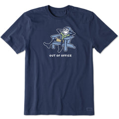 Men's Jake Adirondack Out of Office Short Sleeve Crusher Tee