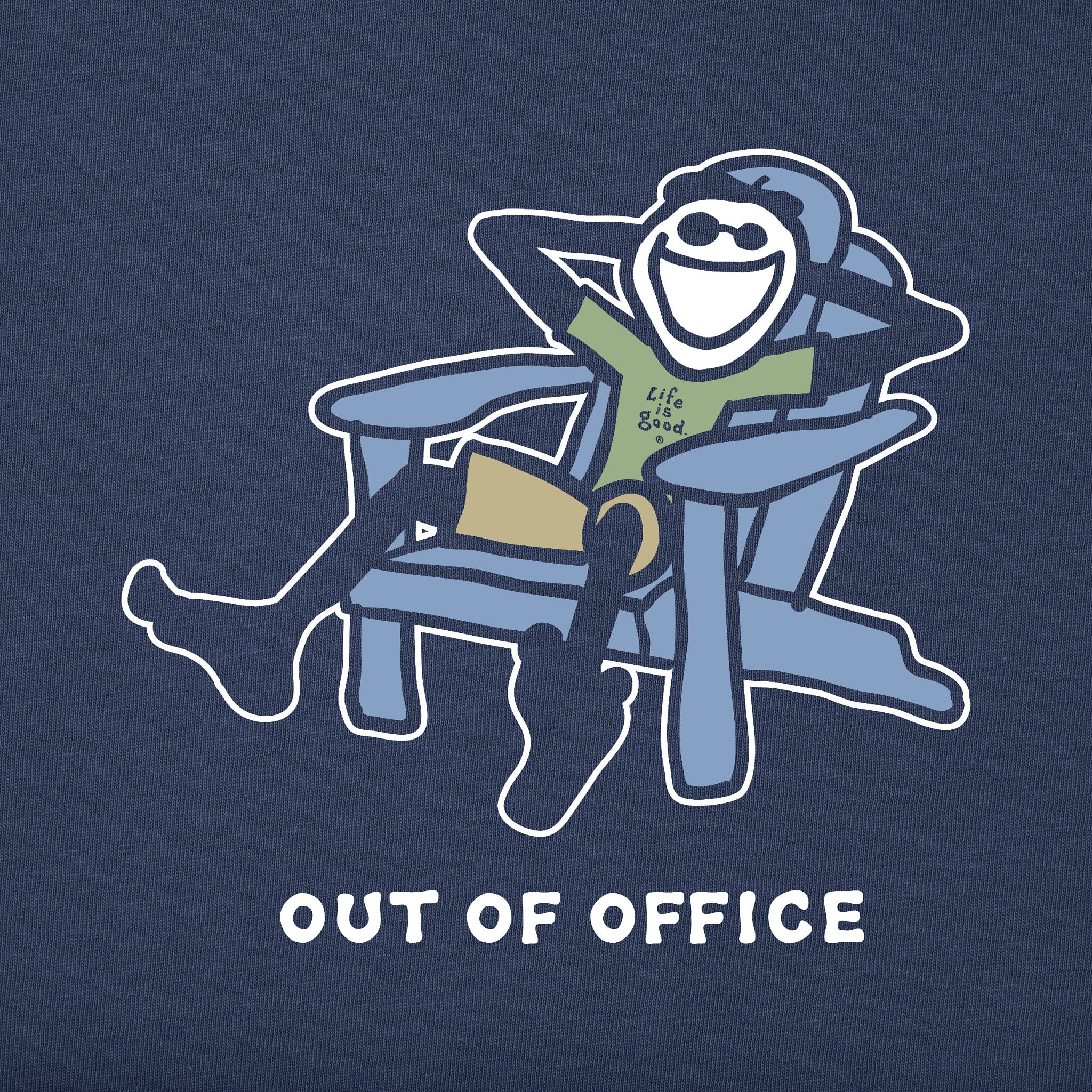 Men's Jake Adirondack Out of Office Short Sleeve Crusher Tee