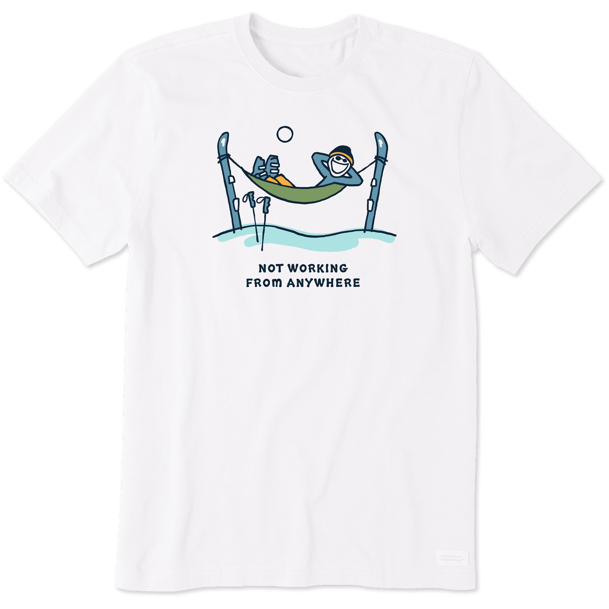 Men's Jake Ski Hammock Not Working Short Sleeve Crusher Tee
