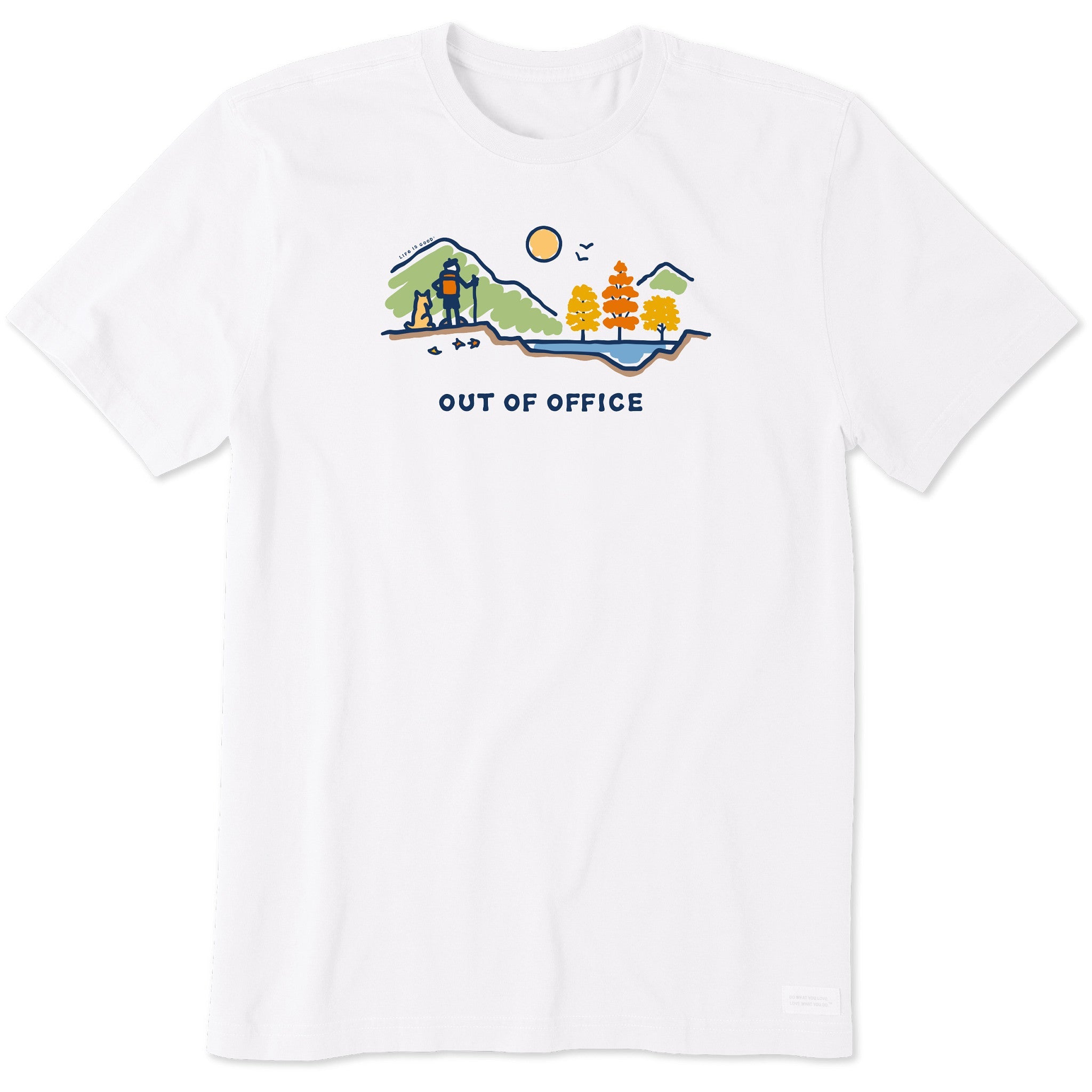 Men's Jake Fall Vista Out of Office Short Sleeve Crusher Tee