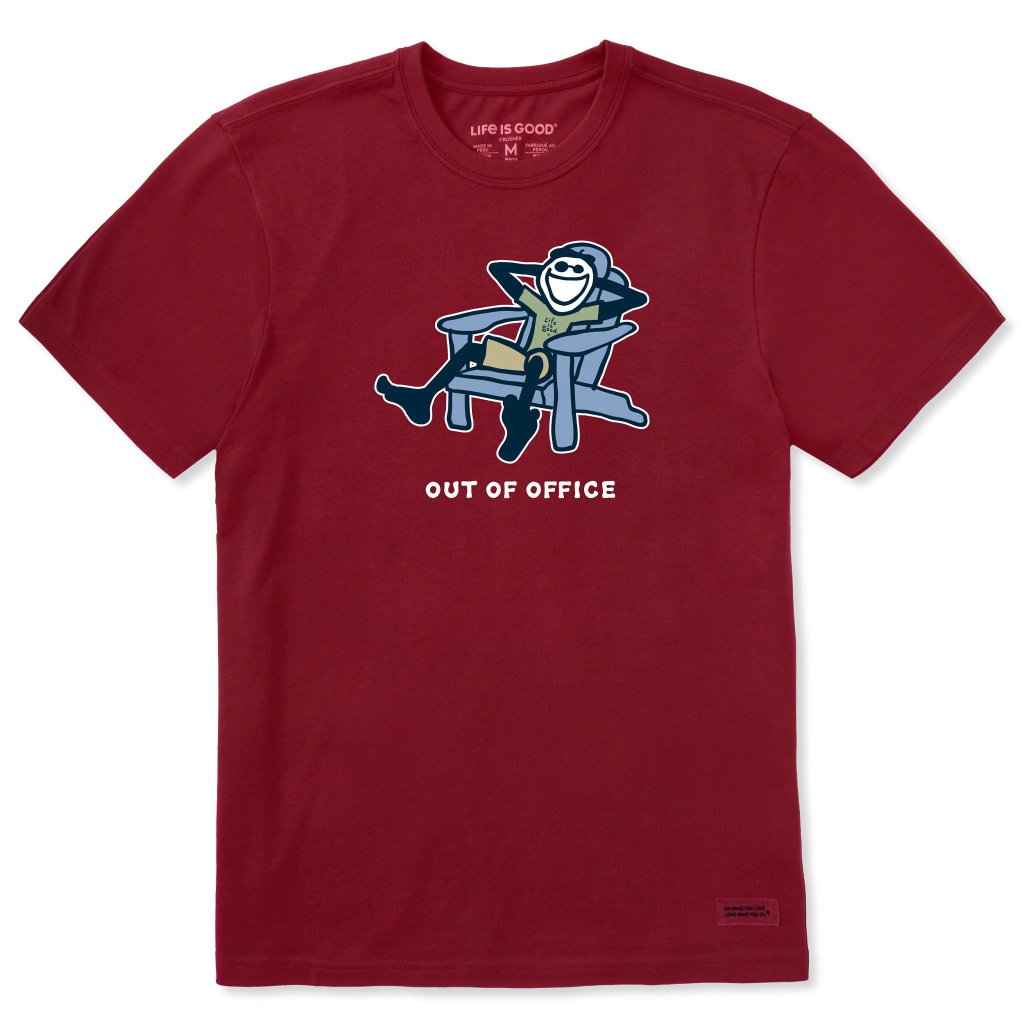 Men's Jake Adirondack Out of Office Short Sleeve Crusher Tee