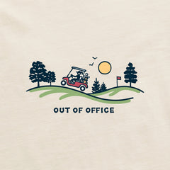 Women's Jackie Golf Cart Vista Out of Office Short Sleeve Crusher Boxy Tee