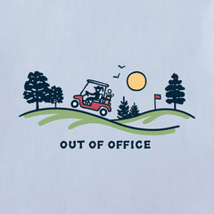 Women's Jackie Golf Cart Vista Out of Office Short Sleeve Crusher Boxy Tee
